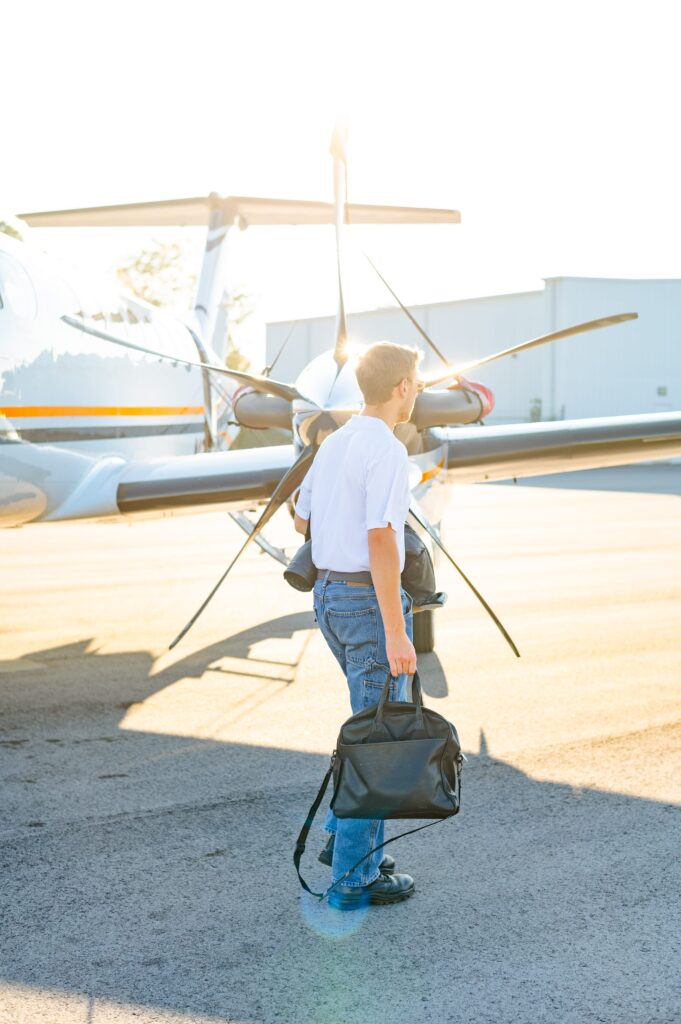 Senior Boy plane pictures